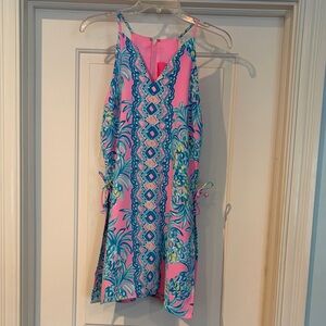 Lilly Pulitzer Pink and Blue Romper